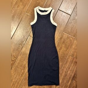 SKIMS Soft Lounge Navy Mini Dress